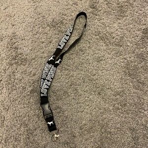 Pink lanyard